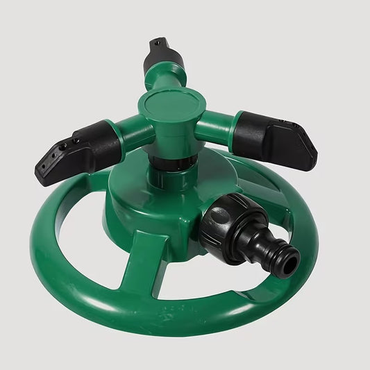 Aspersor giratorio 360 verde para jardin