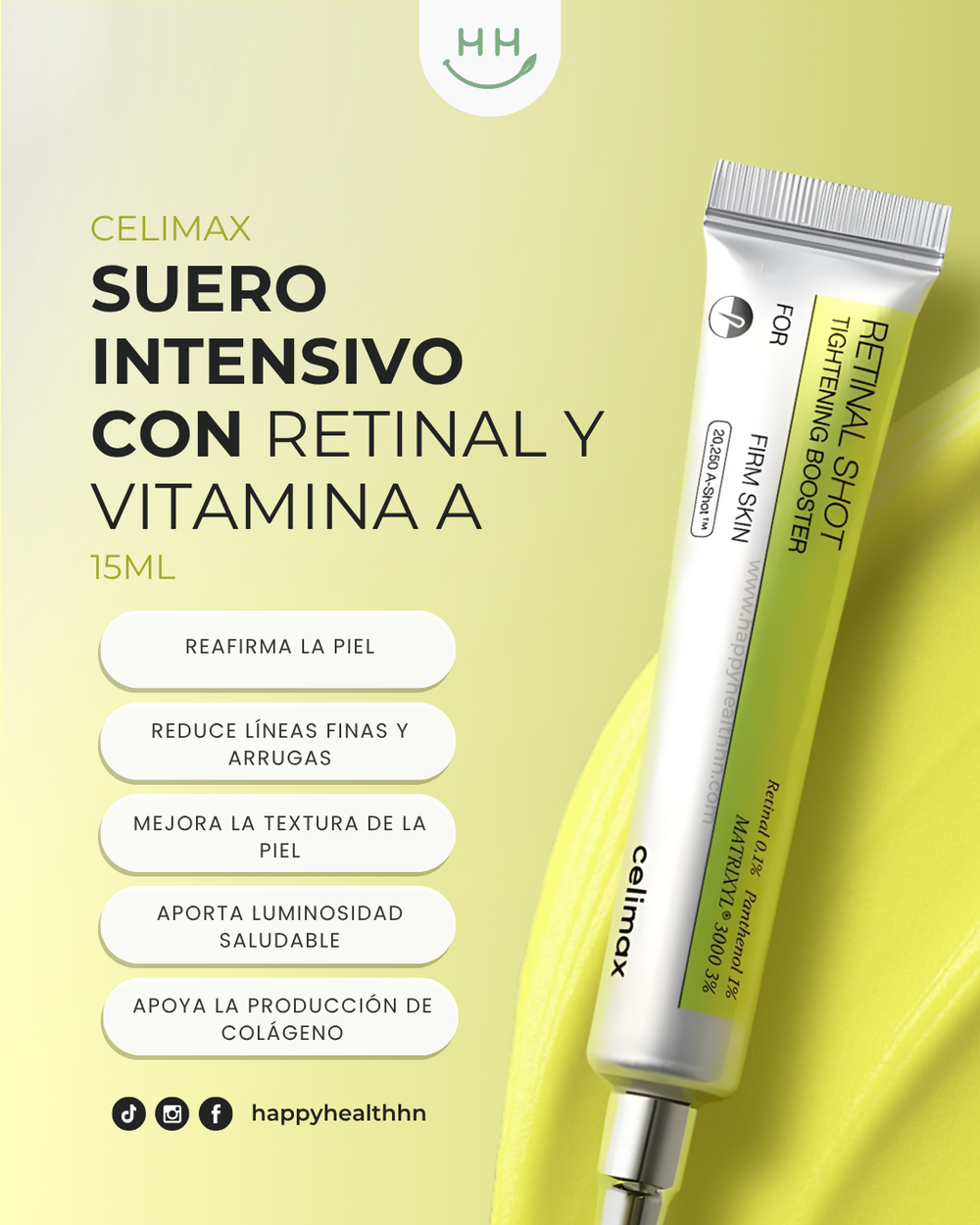 Sérum Reafirmante Retinal Celimax + Envío Gratis