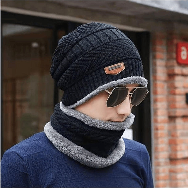 Gorro Térmico con Bufanda de Polar + Envío Gratis