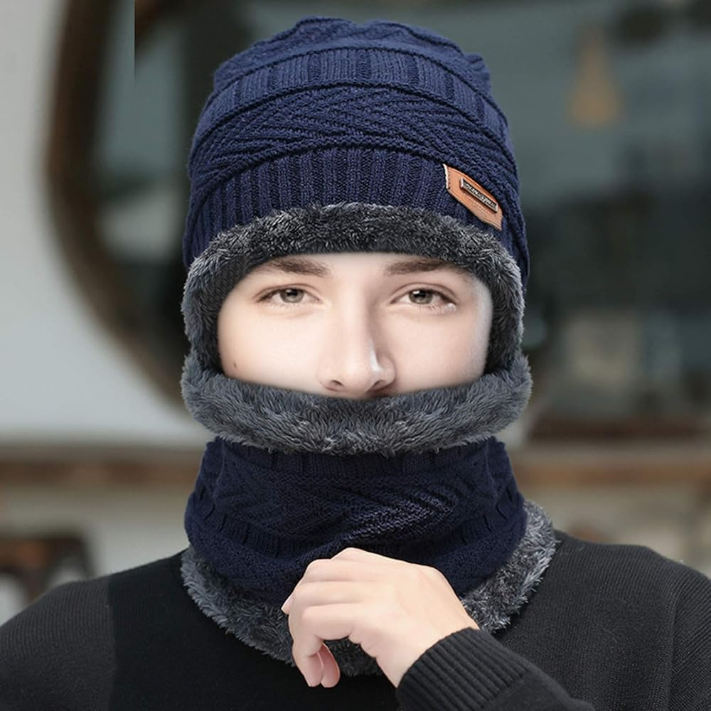 Gorro Térmico con Bufanda de Polar + Envío Gratis