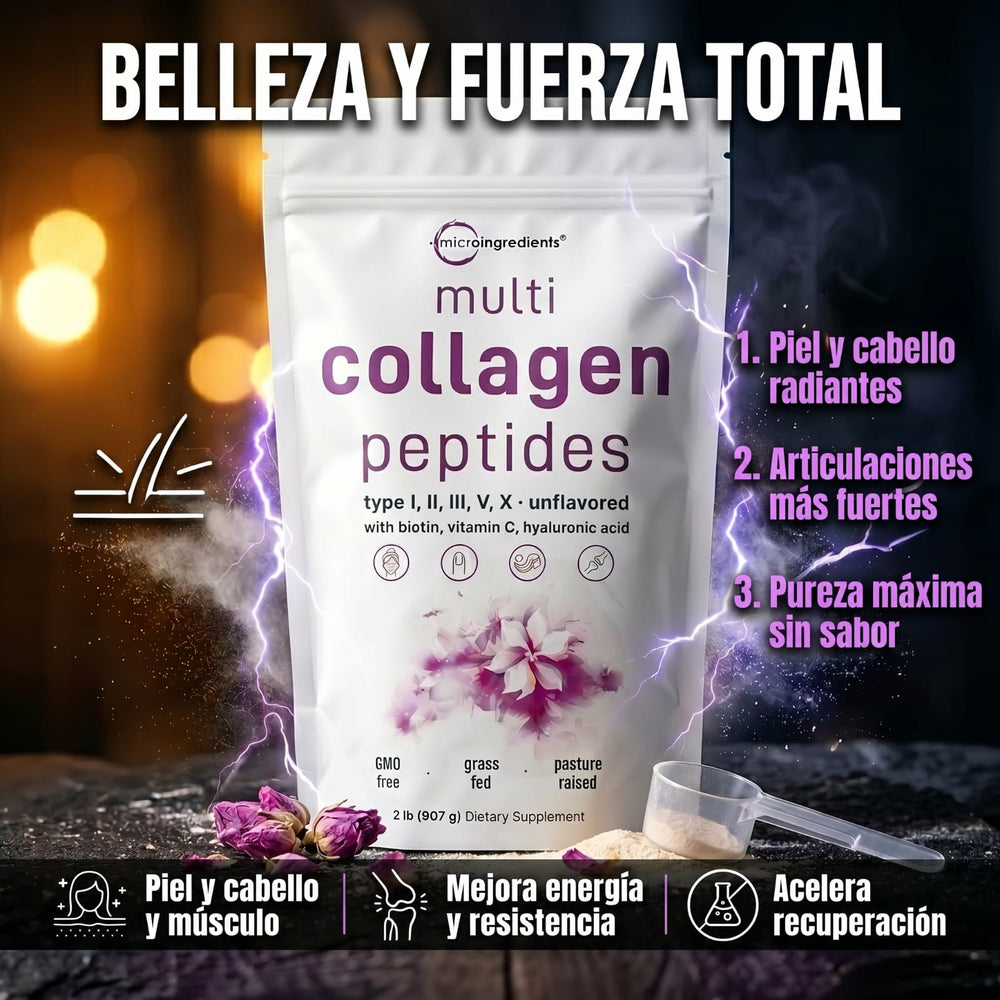 Colágeno Hidrolizado para Piel, Pelo y Articulaciones + Envío Gratis