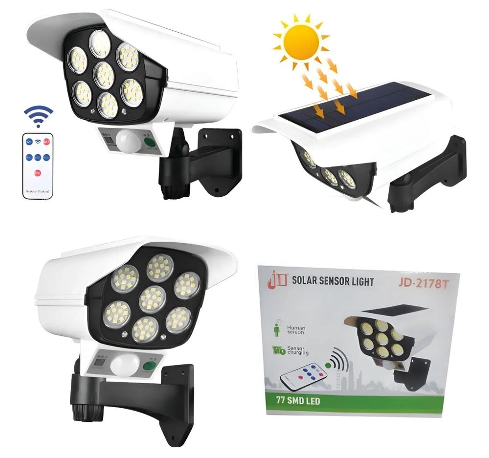 Foco Solar Espanta Ladrones con Sensor + Envío Gratis