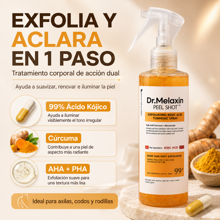 Spray Exfoliante Piel Pareja Sin Manchas + Envío Gratis — comparación