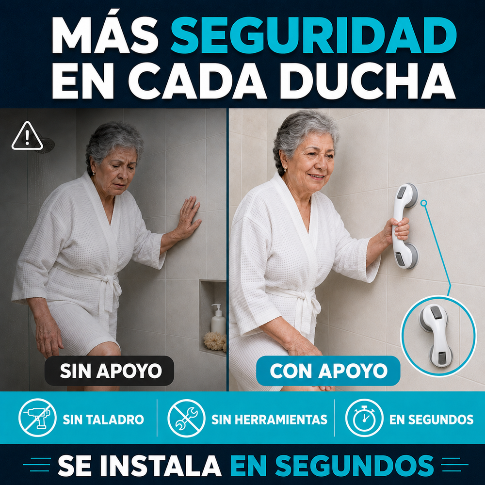 Manilla de Seguridad con Ventosas para Ducha + Envío Gratis