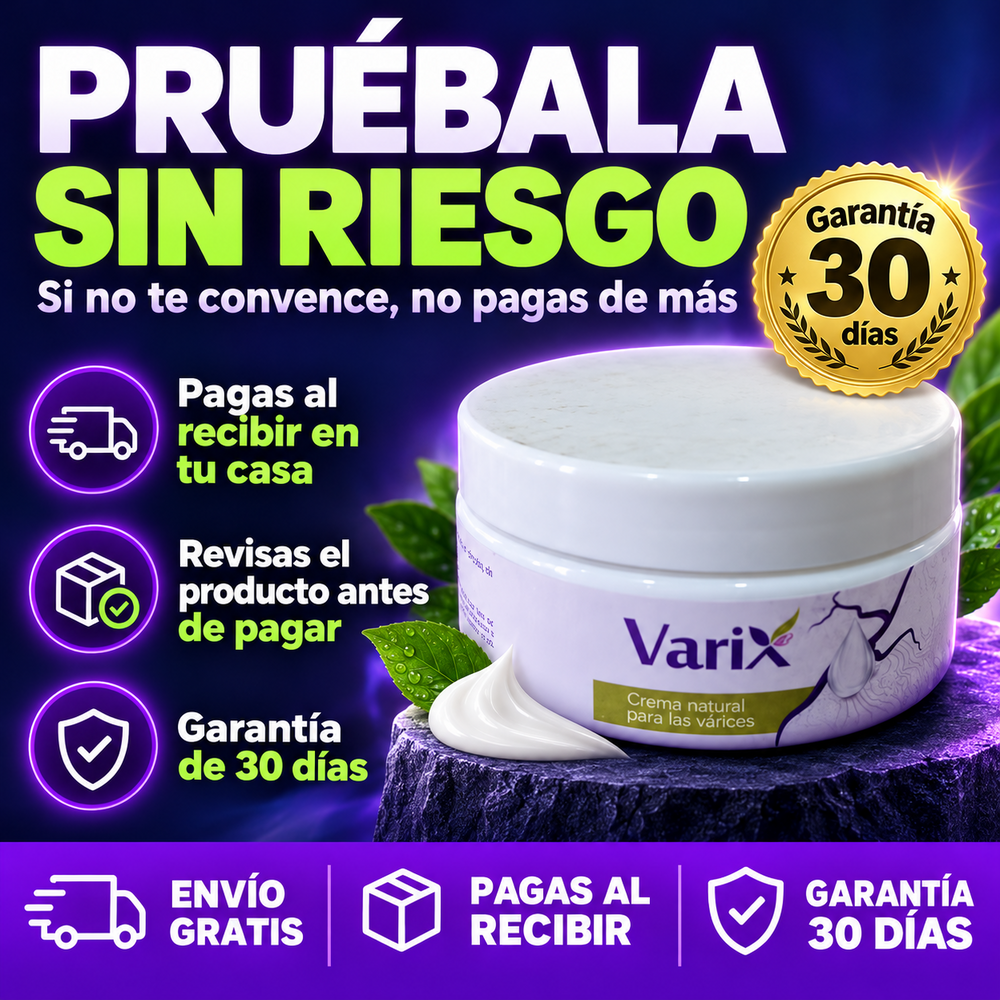 Crema que Elimina las Varices y Alivia tus Piernas + Envío Gratis