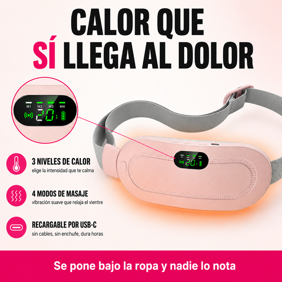 Cinturón Térmico Menstrual — Alivia tus Cólicos sin Pastillas + Envío Gratis
