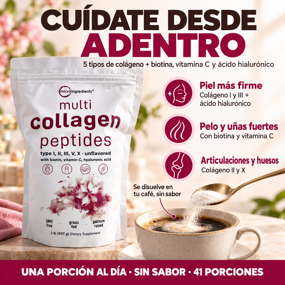 Colágeno Hidrolizado para Piel, Pelo y Articulaciones + Envío Gratis