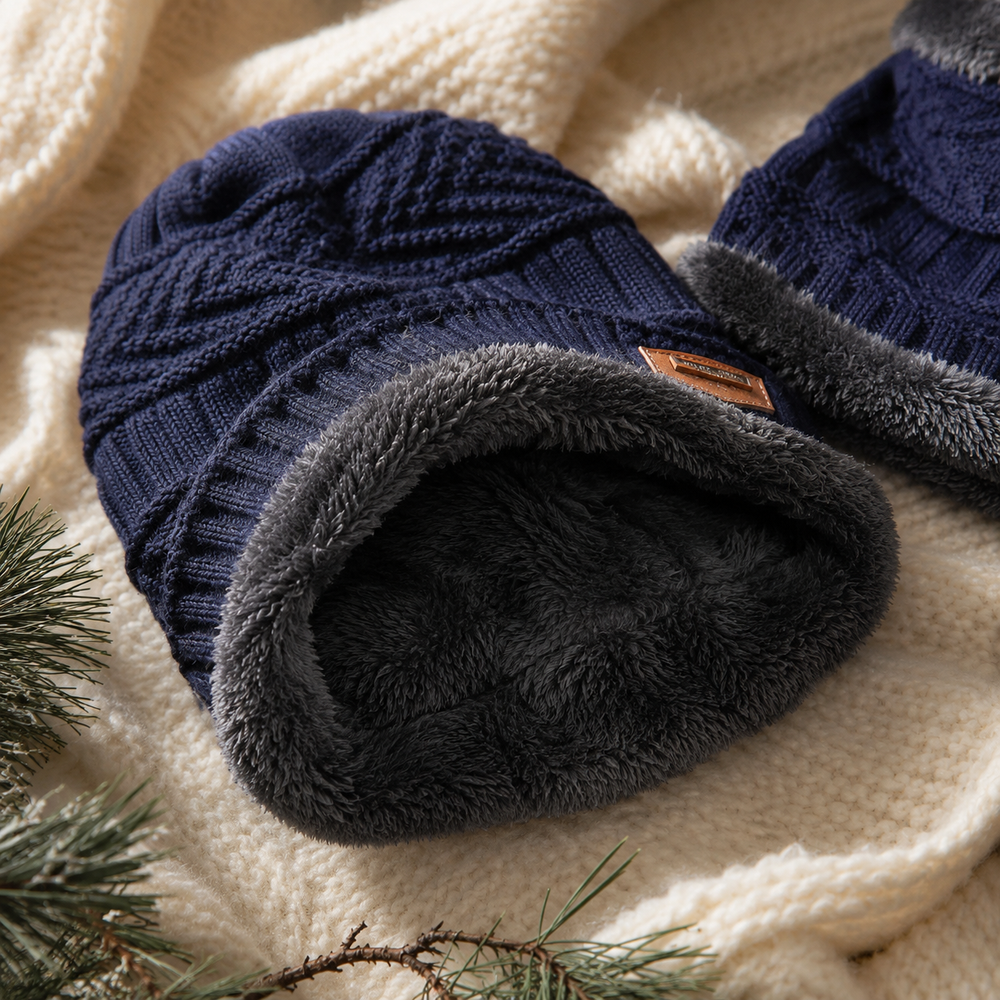 Gorro Térmico con Bufanda de Polar + Envío Gratis