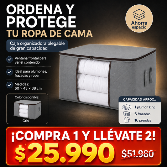Organizador plegable ahorra espacio - compra 1 y llevate 2