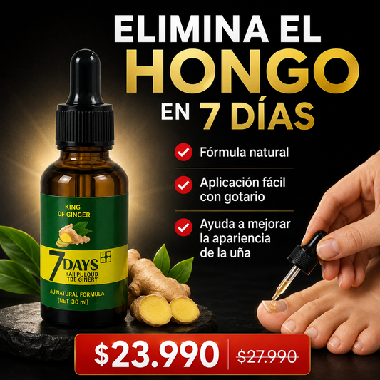 Elimina el Hongo de tus Uñas en 7 Días + Envío Gratis