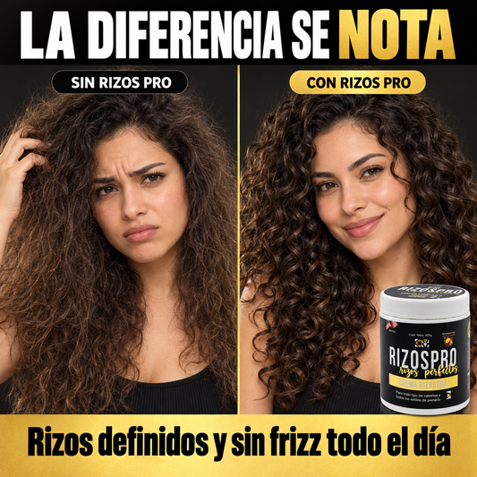 Sin Rizos Pro vs con Rizos Pro: la diferencia se nota