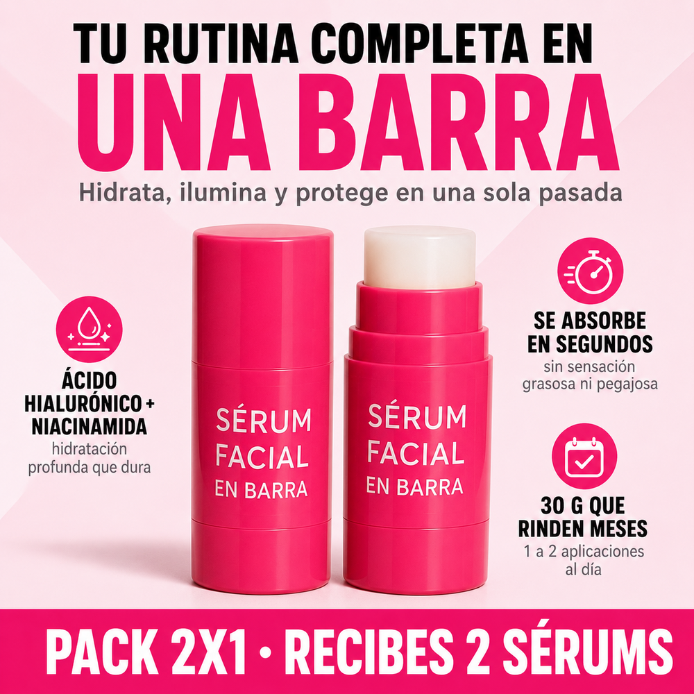 Sérum Facial en Barra · Hidratación al Instante + Envío Gratis