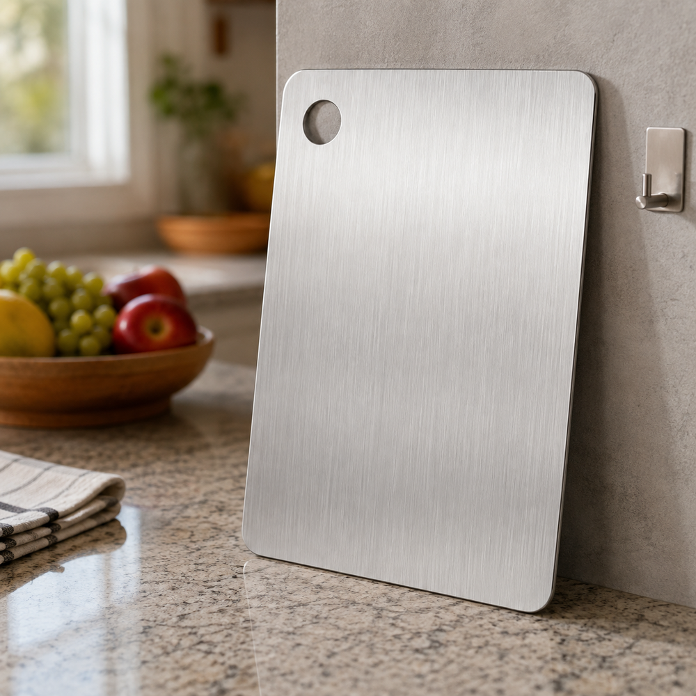 Tabla de Picar de Acero Inoxidable Higiénica + Envío Gratis